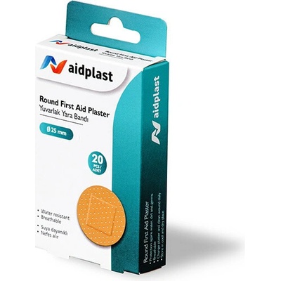 Aidplast Okrúhla náplasť 20 ks