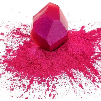Metalické prášky do pryskyřice růžové odstíny Fuchsiová 5 g