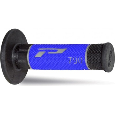 PROGRIP gripy PG790 OFF ROAD (22+25mm, délka 115mm) barva šedá/černá/modrá (trojsměs) (790-232) (PG790/5)