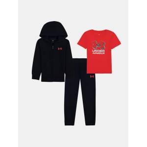 Under Armour Детски комплект Under Armour UA 3PC FZ HOODIE SET Under Armour | Cheren | Момчешки | 92-97
