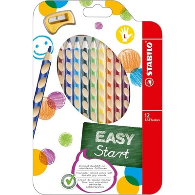 Stabilo Easycolors sada drevené farbičky L 12 ks 331 12