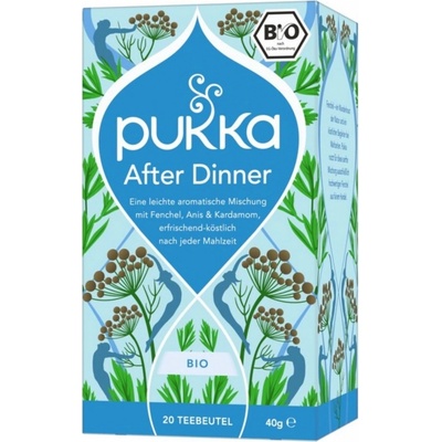 Pukka Organic After Dinner Herbal Tea 20 čajových sáčků