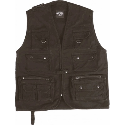 Mil Tec JAGD-U.ANGLERWESTE MOLESKIN čierna