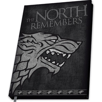 ABYstyle zápisník Game of Thrones Stark Premium A5