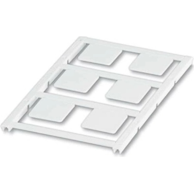 Phoenix Contact 0825463 UC-EMLP (22X22) značení přístrojů Druh montáže: nalepení Potisknutelná plocha: 22 x 22 mm bílá P