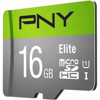 PNY Elite MicroSDHC 16 GB P-SDU16GU185GW-GE