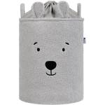 SIPO Букле кош за съхранение на играчки Sipo - XL с връзка, сиво мече (PAT72927)