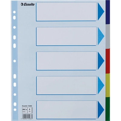 Esselte Maxi - polypropylenový rozlišovač - 5 listů A4
