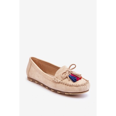 Boto Dámské mokasíny Kesi krémová 5905677407204