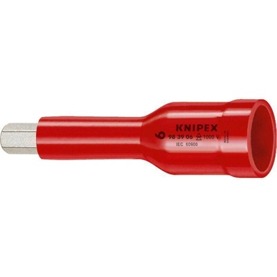 Knipex Hlavice nástrčná šestihranná izolovaná 1000V, 3/8" 6mm - KN98-39-06