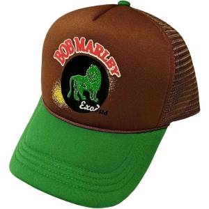 Bob Marley Exodus Lion Шапка с козирка Brown & Green UNI (BMAMBCAP02BRGR)