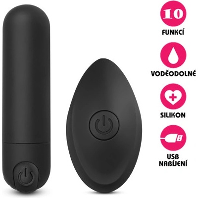 VšeNaSex.cz Mini USB Bullet s dálkovým ovladačem