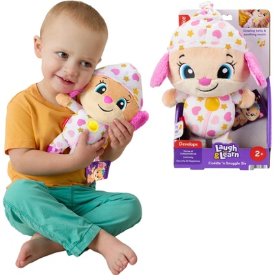 Fisher-Price Sestřička Pejska Hudební Plyšový Mazlíček Přítulníček na Mazlení JMM44