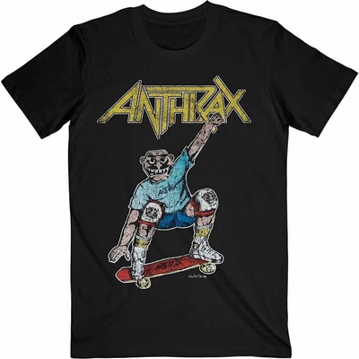 Anthrax tričko Spreading Skater Notman Vintage čierne