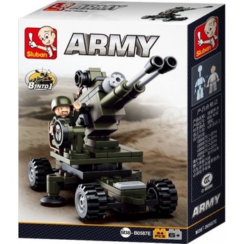 Sluban B0587E Army Dělostřelec