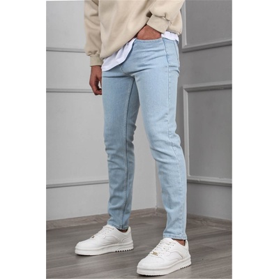 Madmext Мъжки дънков Skinny Fit панталон 6336 - Светлосин #367690 (367690_Светло син)