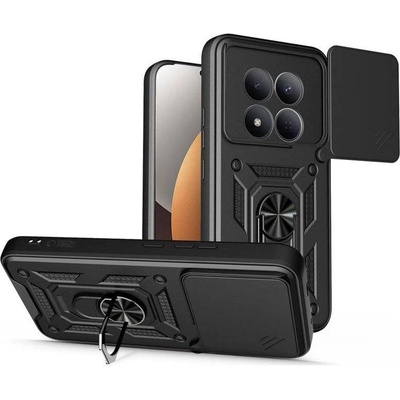 Tech-Protect Калъф с Предпазител за Камера и Стойка за Xiaomi Redmi Note 15 Pro Plus 5G, Tech-Protect CamShield Pro Case, Черен (5906302352876)