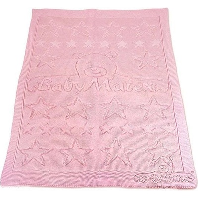 Baby Matex - Одеало плетено розово 75/100