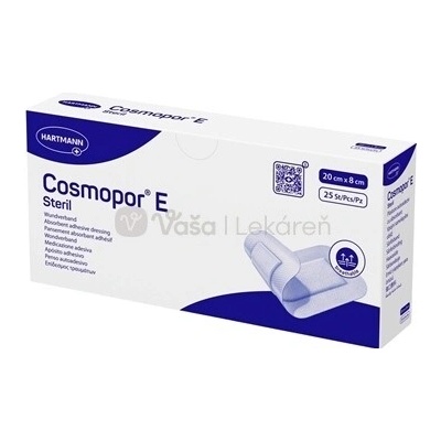 Cosmopor E Steril Sterilné krytie na rany 20 x 8 cm 25 náplastí