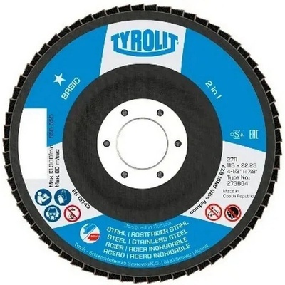 Kotuc Tyrolit 115x22,23mm, ZA60-B 28A, 2in1, * Basic