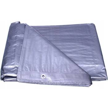 Bradas Zakrývacia plachta 120 g / m2 strieborná 5 x 8 m