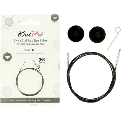 Otočné vyměnitelné lanko KnitPro 94 cm