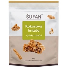 Šufan Kokosové hniezda jablko/škorica 170 g