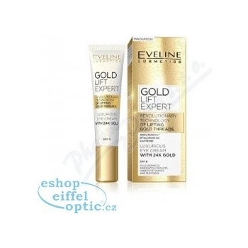 Eveline Cosmetics Gold Lift Expert Luxusní zlatý krém na oči a víčka 15 ml