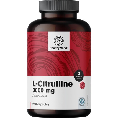 HealthyWorld L-Citrulline - 240 капсули