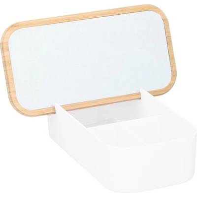 ALPINA КУТИЯ ЗА БИЖУТА С ОГЛЕДАЛО ALPINA 25x13x7см БАМБУК