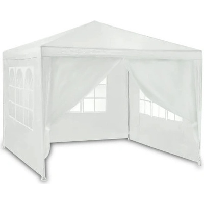 Plonos 4936 zahradní altan pavilon 4 stěny 3x3m 9m2 bílý