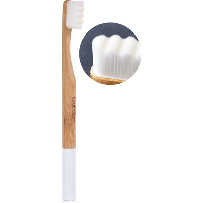 GoEco zubní kartáček 10.000 vláken Bílý Ultra soft