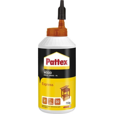 PATTEX EXPRESS D2 Lepidlo na dřevo 750g