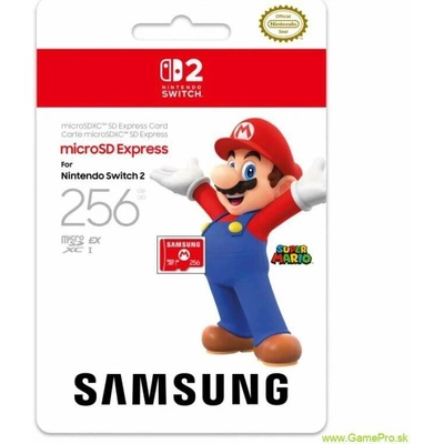 Samsung Nintendo Switch 2 microSD Express 256 GB MB-MZ256S