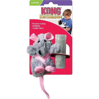KONG Refillable Catnip Rat играчка за котка с кетнип