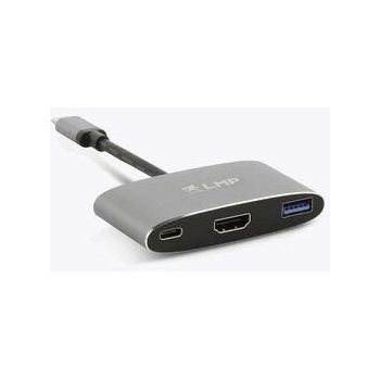 LMP USB-C to HDMI [4Kx2K] & USB 3.0 & USB-C charging Multiport Adapter Space Gray (bm2169)