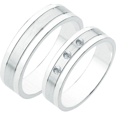 SP-231-Ag Stříbrné snubní prsteny