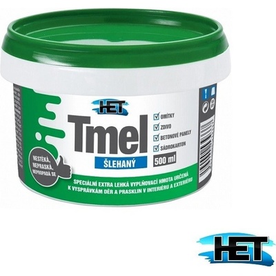 Het Šlehaný lehčený tmel 500 g bílá