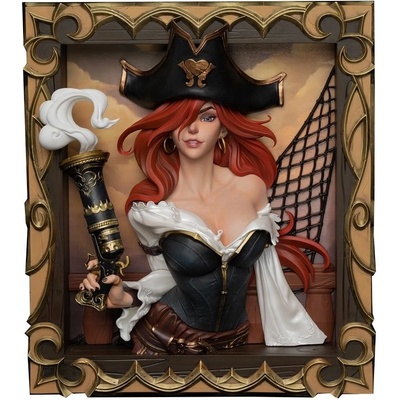 Infinity Studio League of Legends The Bounty Hunter Miss Fortune 3D rám 25 x 21 cm