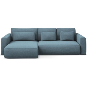 makamii Светлосин разтегателен ъглов диван с място за съхранение (ляв ъгъл) Kapua - Makamii (KAPUA_LCF_M_24_P1_C4)