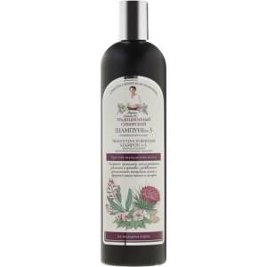 Babushka Agafia Шампоан против косопад №3 Burdock Propolis, 550 ml - ozone