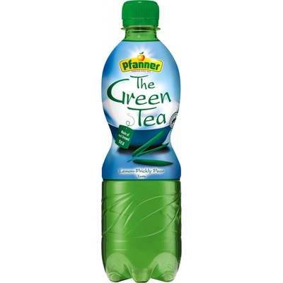 Pfanner Green Tea citron a kaktus 12 x 0,5 l