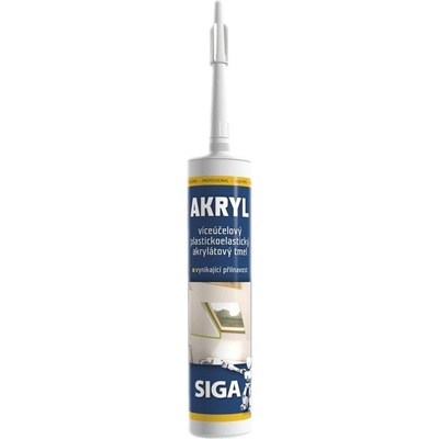 Siga Pro Akryl Akrylátový tmel 310 ml bílá