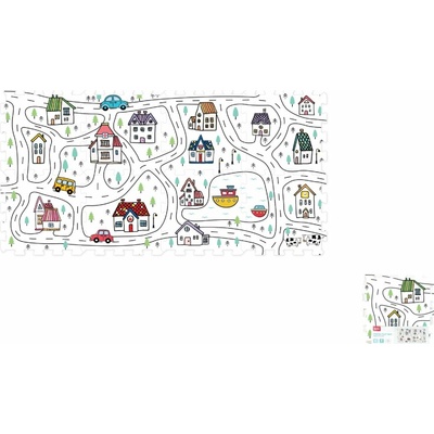 Wiky Puzzle penové mesto 8 ks