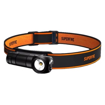 SUPERFIRE TH03 LED акумулаторен челник 5W, 460lm, USB-C, Li-ion