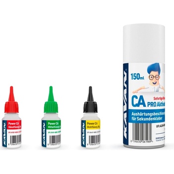 KAVAN CA PACK vteř. lepidlo 3x20g Ř,S,H + aktivátor 150ml DE