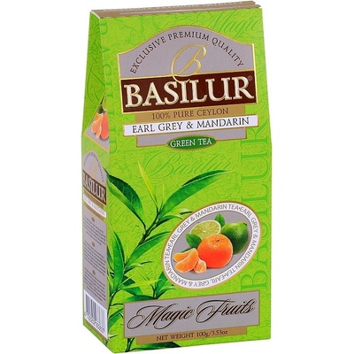 Basilur Magic Green Earl Grey & Mandarin papír 100 g