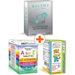 Abo Pharma Комплект А до Z + Silicium Anti-Age + Imunohealth Kids, 60 + 30 таблетки + 100 ml, Abo Pharma