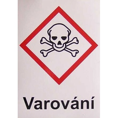 VT VAROVÁNÍ A6 samolepka "lebka"
