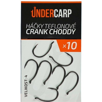 UnderCarp Háčiky teflonové CRANK Veľ. 6 10 ks